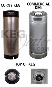 corny keg vs commercial keg