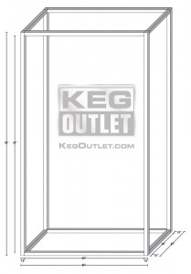 Keg Outlet - Fermenter Refrigerator Build-1