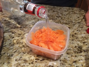 Cover your glorious grapefruit in cheap vodka