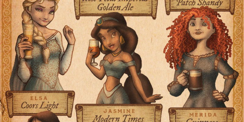 What Beer Would Each Disney Princess Drink?