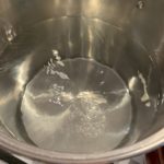 3 pounds of corn sugar dissolved into water for hard seltzer
