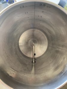 Long weldless thermowell in Ss Brewtech Brew Bucket Mini